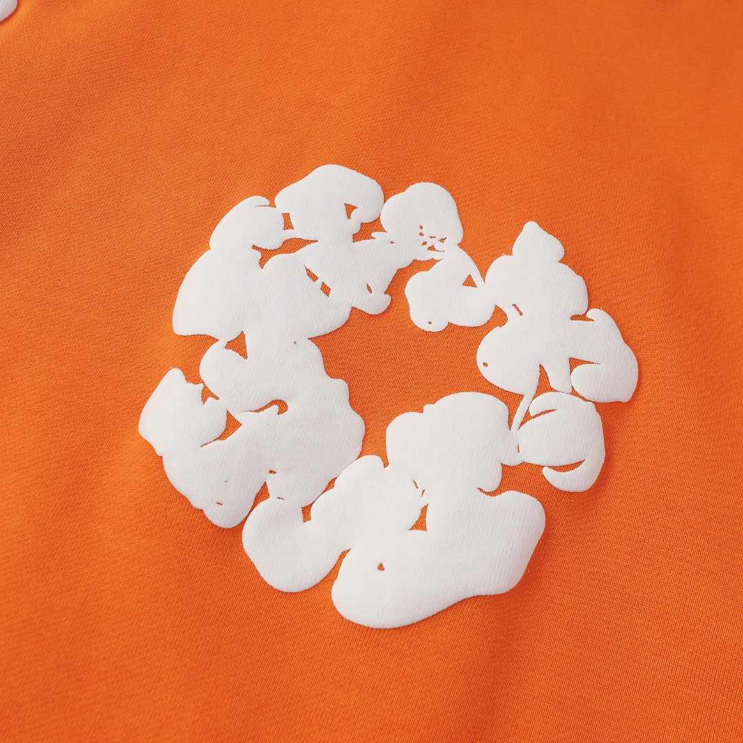 Survêtement en denim orange très
