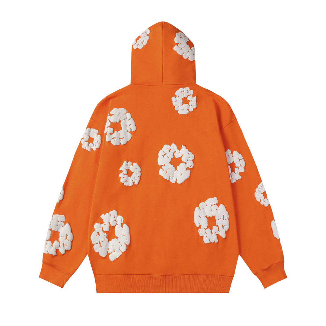 Survêtement en denim orange très