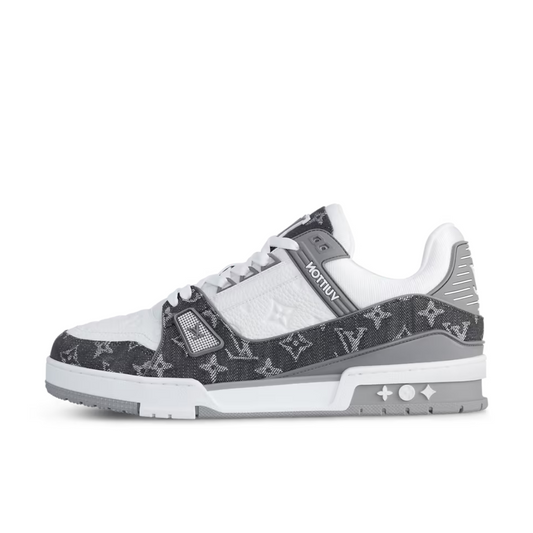 LV Monogram White Grey