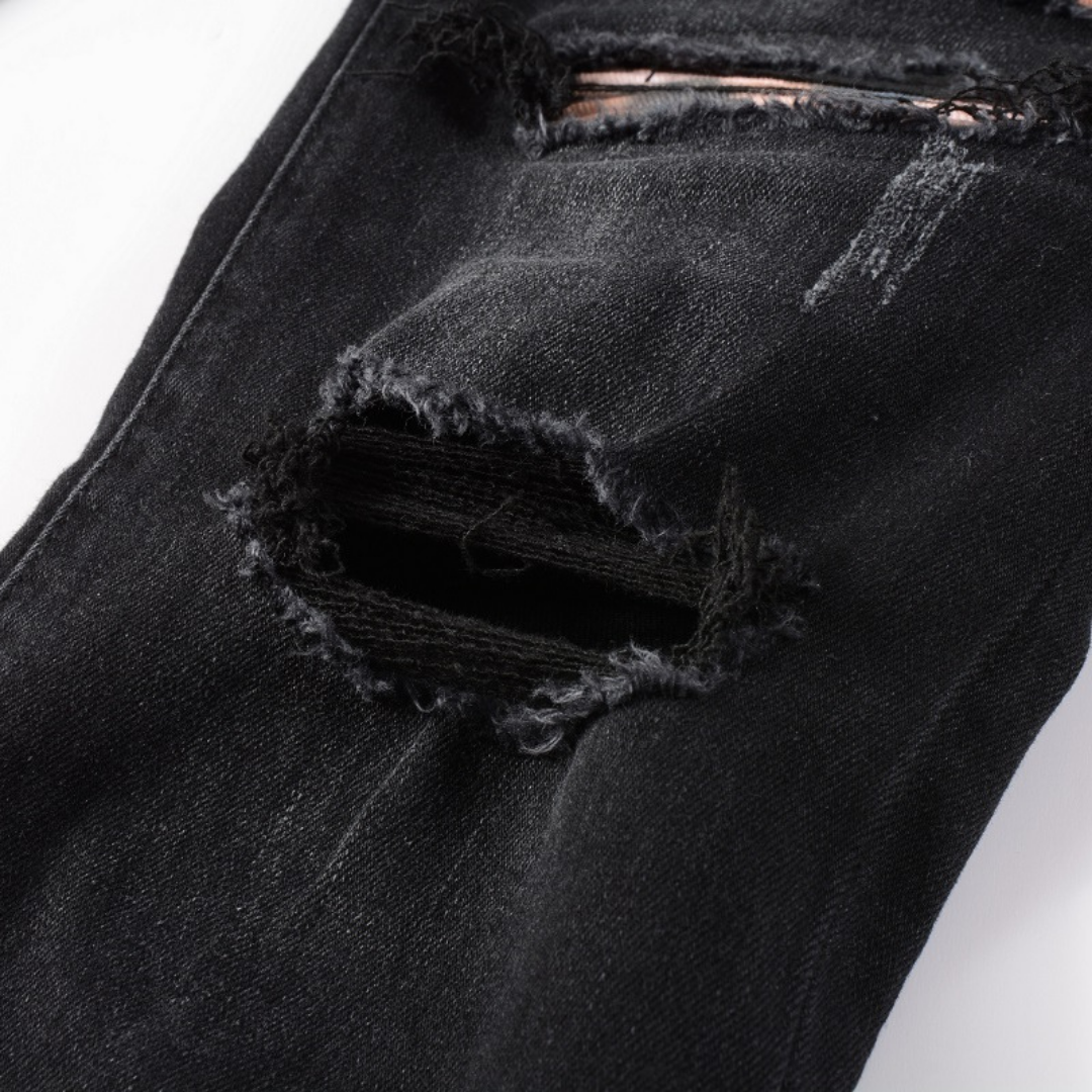 Amr Black Camo Jeans