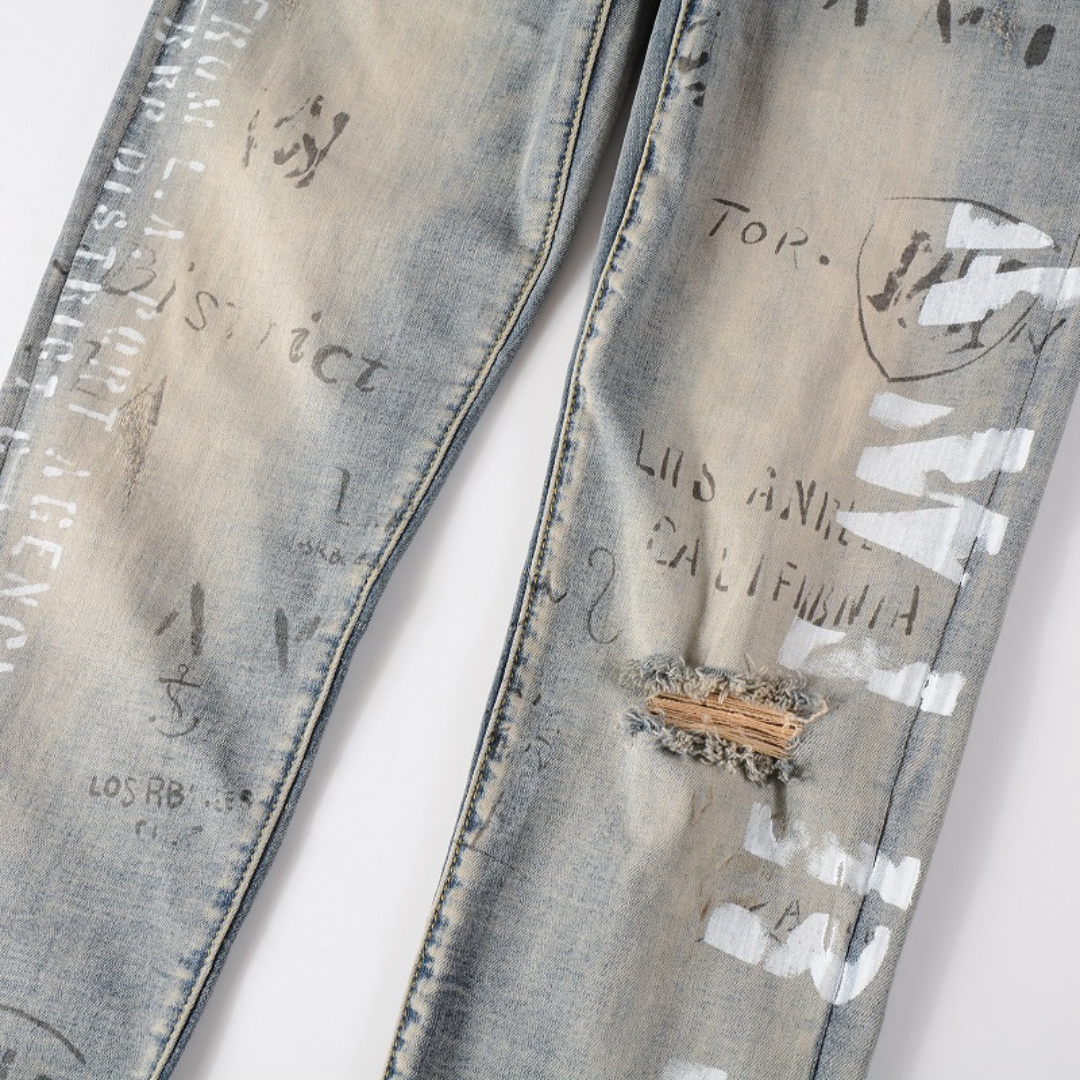 Amr M.A Paint Jeans