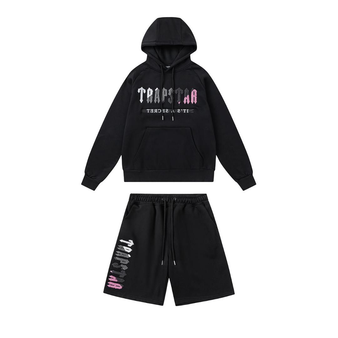 Survêtement à capuche noir et rose Decoded 2.0