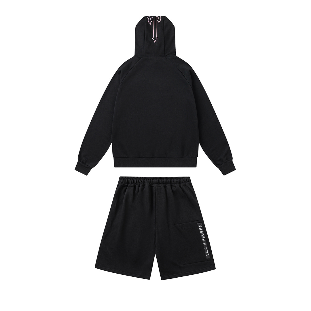 Survêtement à capuche noir et rose Decoded 2.0