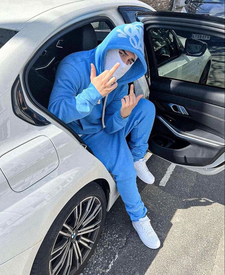 Syna Logo Blue Tracksuit