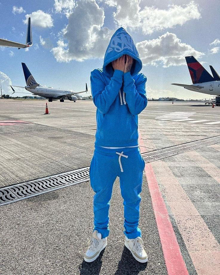 Syna Logo Blue Tracksuit