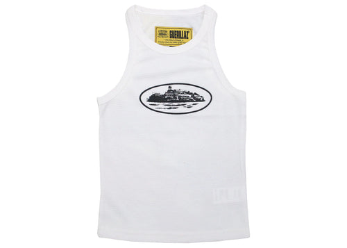 Alcatraz White Tank Top