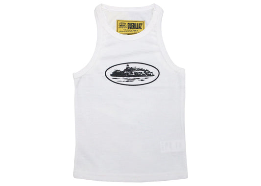 Alcatraz White Tank Top