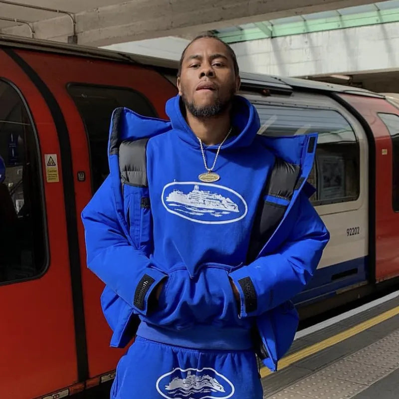 Alcatraz Blue Hoodie