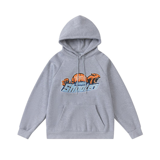 Grey Orange Shooters Hoodie